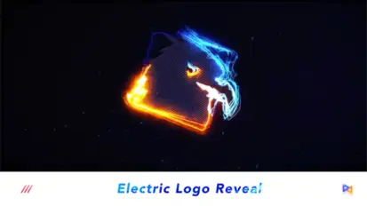 Cinematic Logo Reveal Video Displays template preview