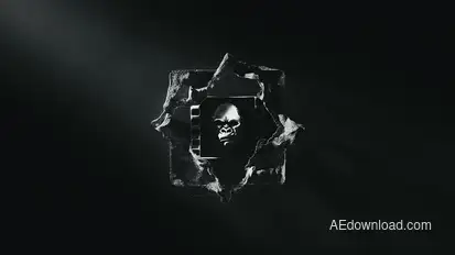 Cinematic Particles Logo Premiere Pro template preview