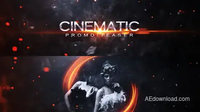 Cinematic Promo Teaser Video Displays template preview