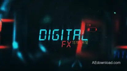 Cinematic Sci-Fi Titles Video Displays template preview