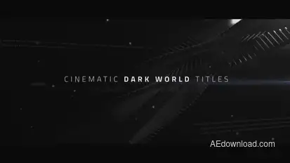 Cinematic Titles - Dark World Video Displays template preview