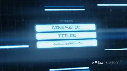 Cinematic Titles Titles template preview