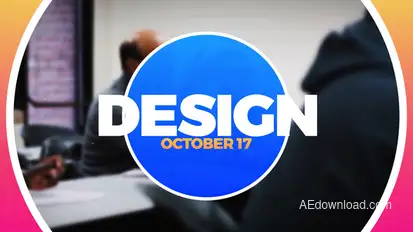 Circle Event Video Displays template preview