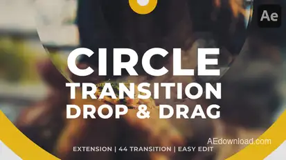 Clean Circle Transition Elements template preview