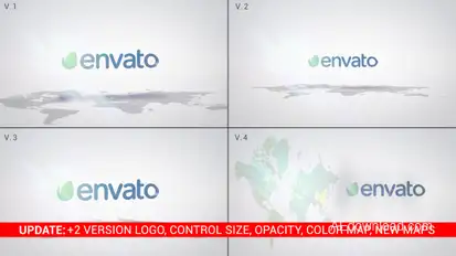 Clean Logo  AE Video Displays template preview