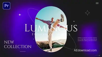 Clean Media Presentation Premiere Pro template preview