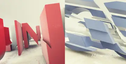 Clean Pieces Video Displays template preview