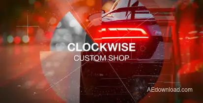 Clockwise Custom Shop Video Displays template preview