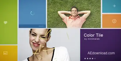 Color Tile Video Displays template preview