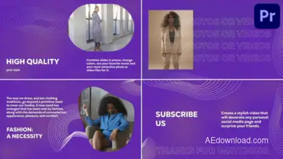 Colorful Smooth Gradient Typography for Premiere Pro Premiere Pro template preview