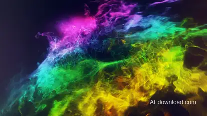 Colors Of Circles Logo Reveal Video Displays template preview