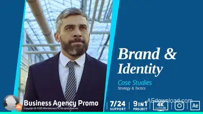 Company Promo Video Displays template preview