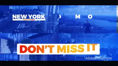 Conference Promo Video Displays template preview