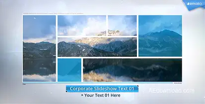 Corporate - Dynamic Slideshow Video Displays template preview