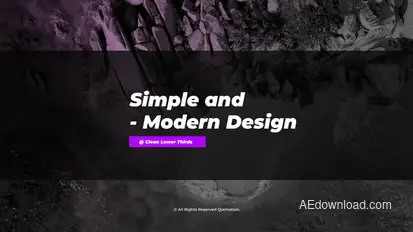 Corporate and Minimal Lower Thirds Video Displays template preview