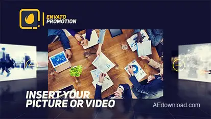 Corporate Promo Video Displays template preview