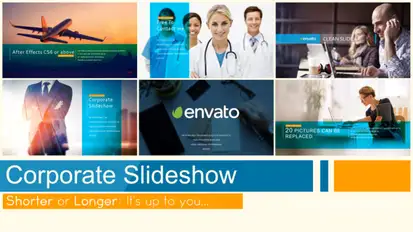 Corporate Slideshow Premiere Pro template preview