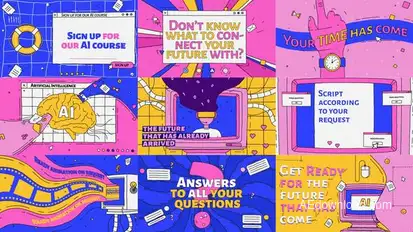 Course Promotion Premiere Pro template preview