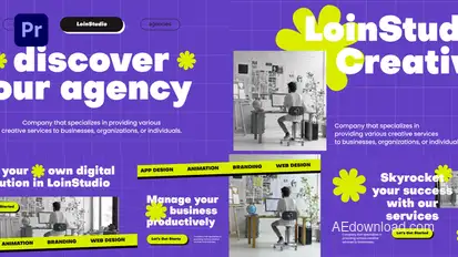 Creative Agency Premiere Pro Premiere Pro template preview