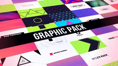 Creative Graphic Pack Video Displays template preview