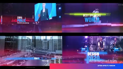 Creative  Opener Promo Event Video Displays template preview