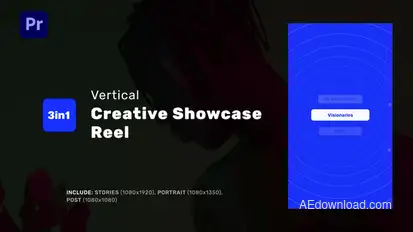 Creative Showcase Reel for Premiere Pro Premiere Pro template preview