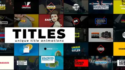 Creative Titles - Auto Resizing Titles And Lower Thirds Video Displays template preview