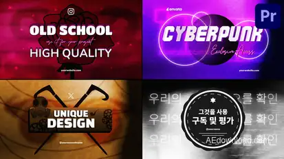 Creative Typography | Premiere Pro MOGRT Premiere Pro template preview