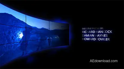 Credit Titles Display Video Displays template preview