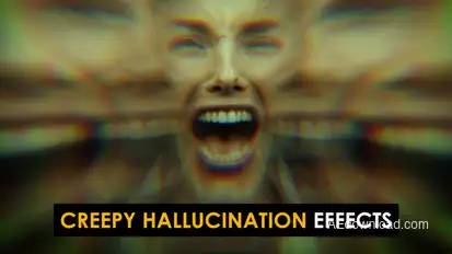 Creepy Hallucination Effects Premiere Pro template preview