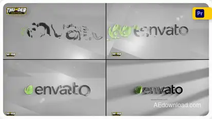 Crystal Logo Reveal Premiere Pro template preview