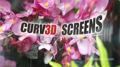 Curv3D Screens Video Displays template preview