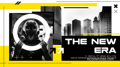 Cyberpunk Intro | MOGRT Premiere Pro template preview