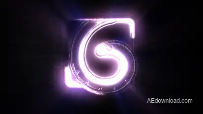 Dark Light Logo Reveal Video Displays template preview