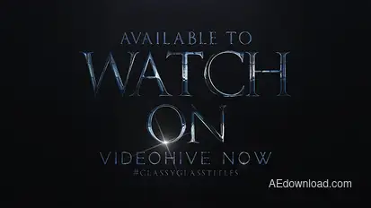 Dark Titles Video Displays template preview