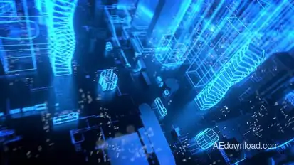 Data City Video Displays template preview