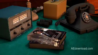 Detective Novel Promotion Premiere Pro template preview