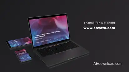 Device Promo Video Displays template preview