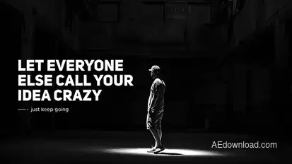 Different / Minimal Art Titles Video Displays template preview