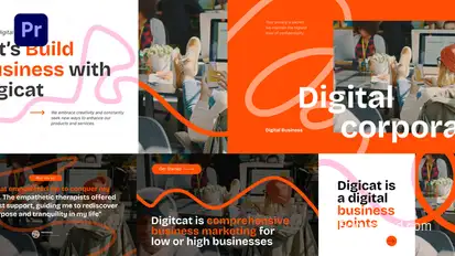Digital Corporate Premiere Pro Premiere Pro template preview