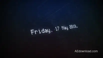 Digital Distortion Video Displays template preview