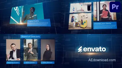 Digital HUD Promo for Premiere Pro Premiere Pro template preview