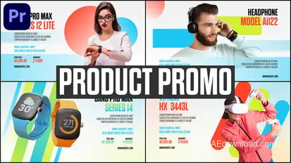 Digital Product Promo MOGRT Premiere Pro template preview