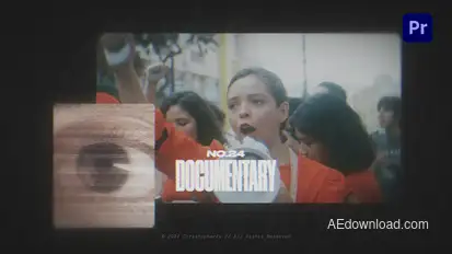 Documentary Intro Premiere Pro template preview