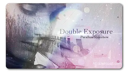 Double Exposure | Parallax Slideshow Video Displays template preview