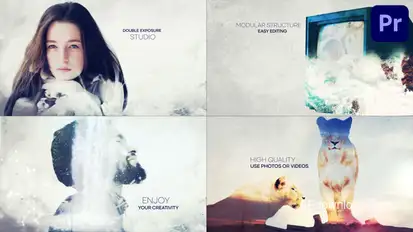 Double Exposure Studio | Premiere Pro MOGRT Premiere Pro template preview