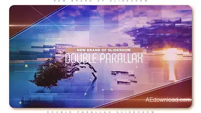 Double Parallax Slideshow Video Displays template preview