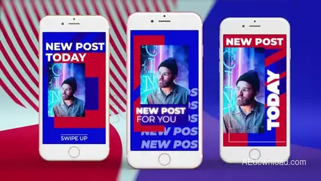 18 Trendy Instagram Stories Freebies template preview
