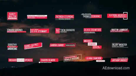 20 Clean Lower Thirds Freebies template preview