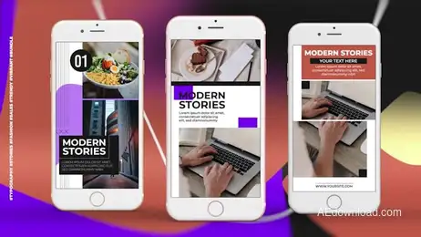 21 Modern Promo Stories Pack Freebies template preview